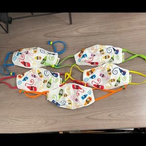 Set of 5 NWOT crayola mask pack kids masks